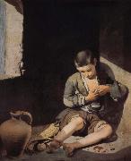Bartolome Esteban Murillo Small beggar Spain oil painting artist
